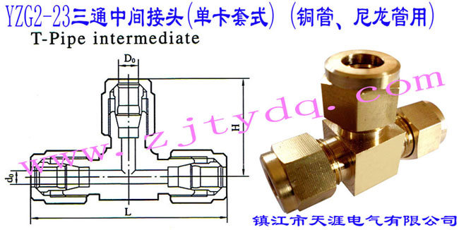 YZG2-23ͨg^(οʽ) (~)T-pipe Intermediate Connector