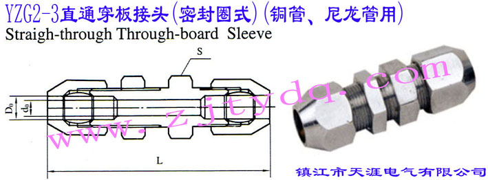 YZG2-3ֱͨ^(ܷȦʽ)(~)Straight-through Through-board Sleeve